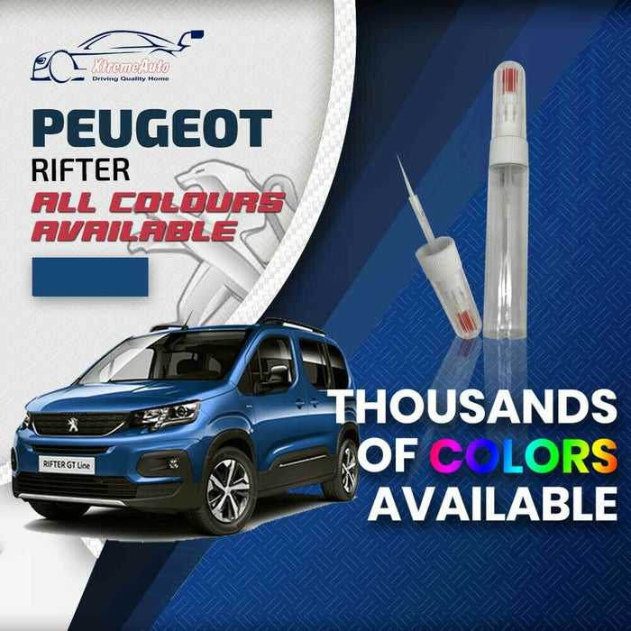 Peugeot Rifter 2018 - Premium Stone Chip Needle Touch up Paint All Colours