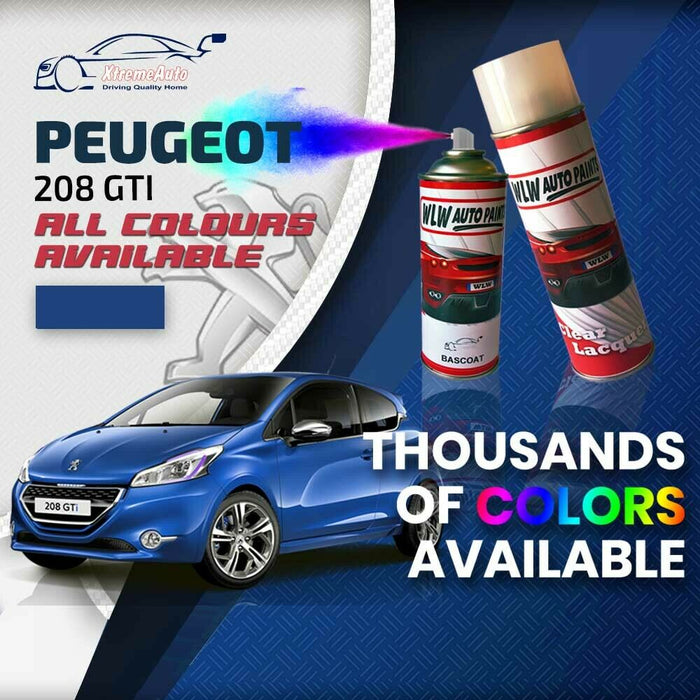 Peugeot 208 GTI 2012 - Premium Stone Chip Aerosol Spray Paint All Colours