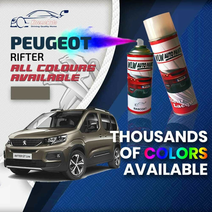 Peugeot Rifter 2018 - Present Premium Stone Chip Aerosol Spray Paint All Colours