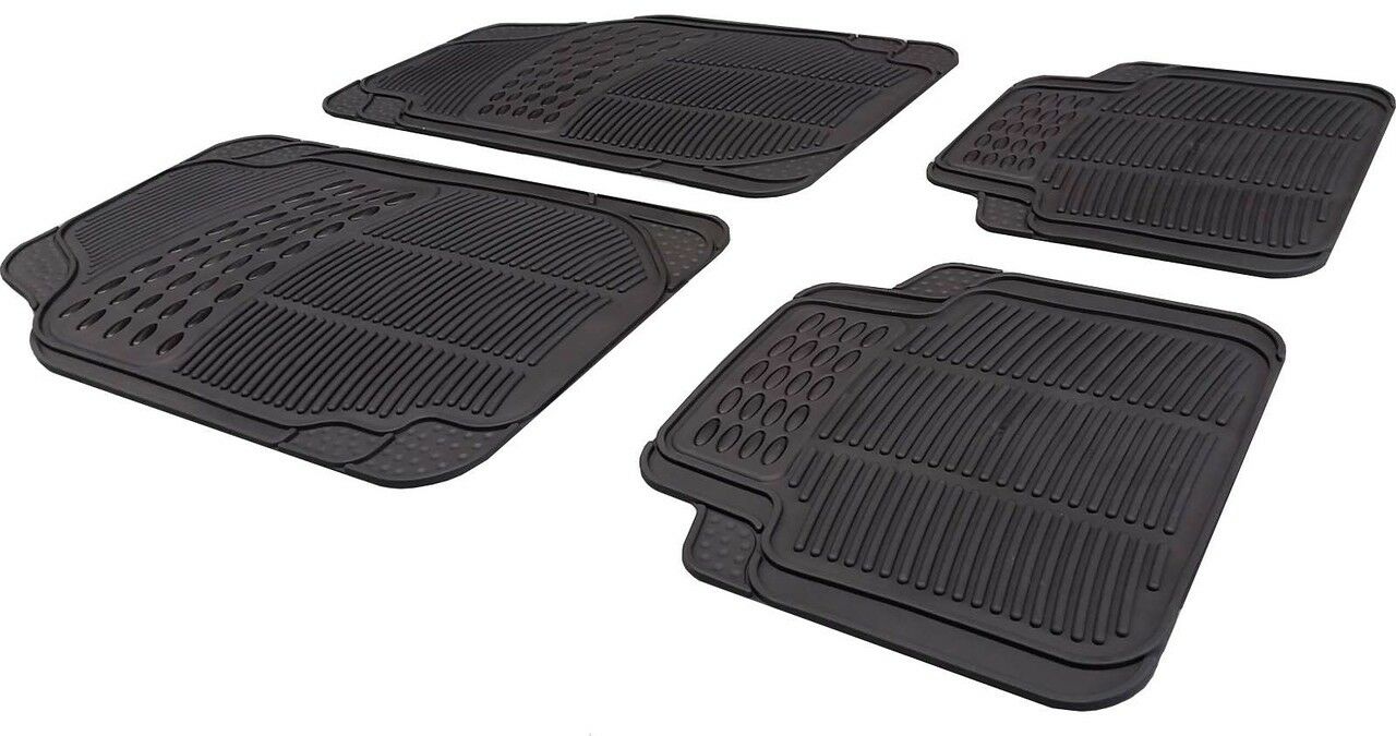 Waterproof BLACK Rubber Car Non-Slip Floor Mats Daihatsu Terios - Xtremeautoaccessories