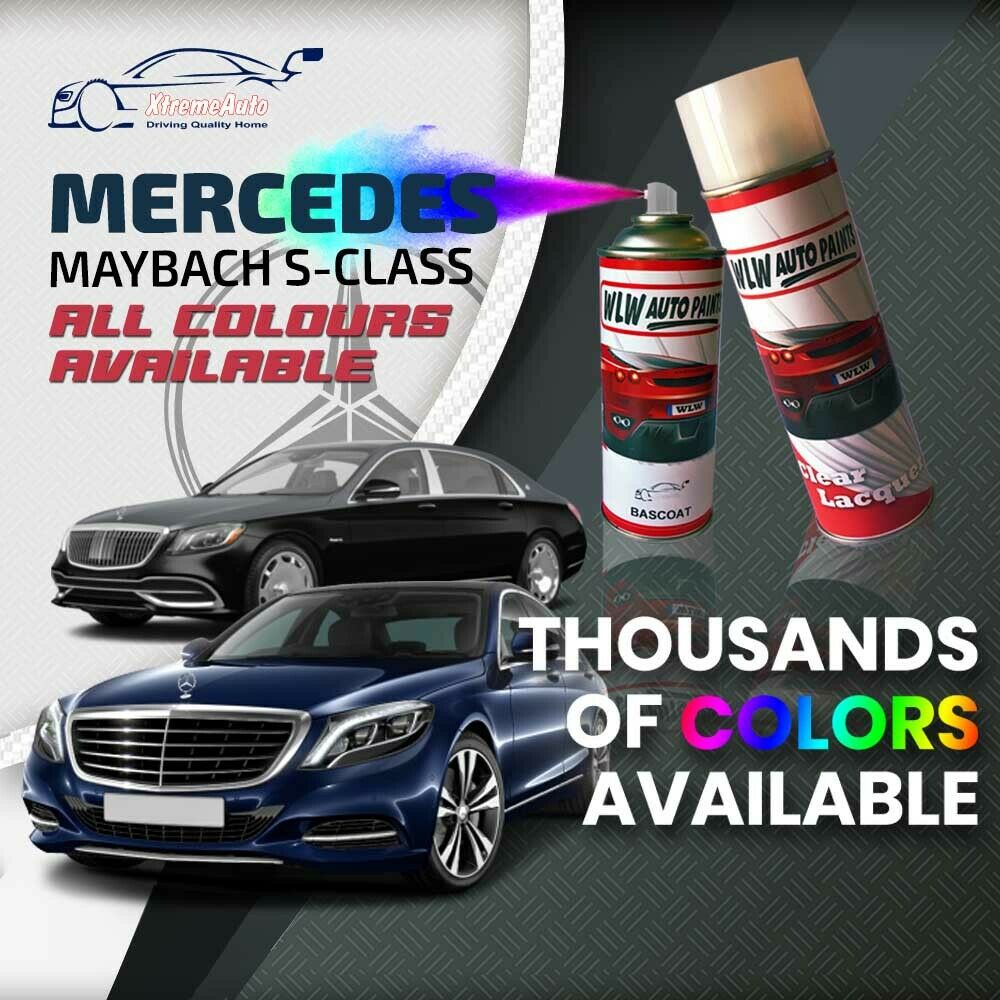 Mercedes Maybach Anthracite Blue 998 Touch up paint & Aerosol Spray ...