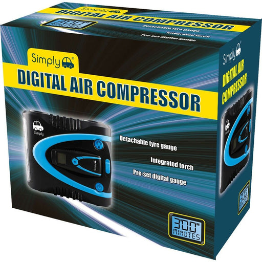 12v Car Digital Detachable Gauge Tyre Air Compressor Inflator Electric Pump SM03 - Xtremeautoaccessories