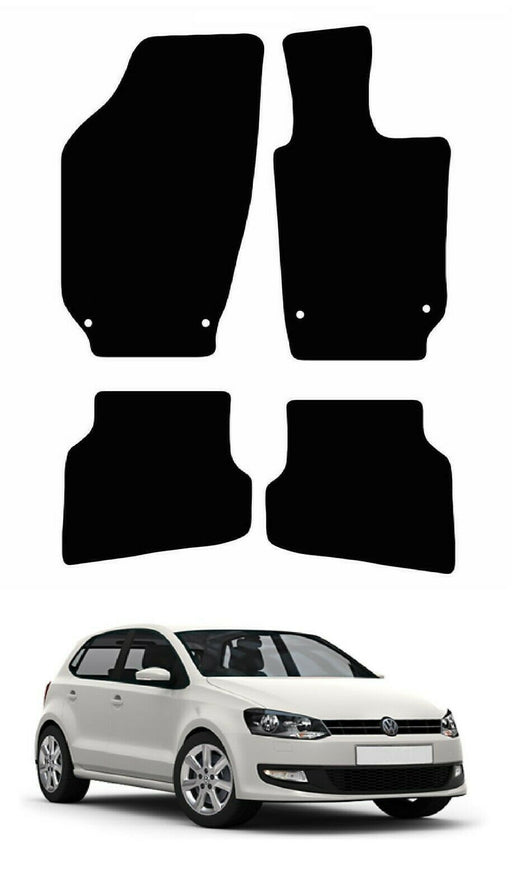 Tailored Fitted Premium Quality Car Floor Mats For VW Volkswagen Polo 2009-2017 - Xtremeautoaccessories