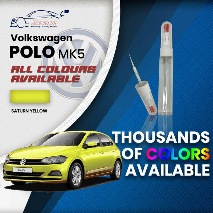 VW Volkswagen Polo MK5 2009 Colours Stone Chip Scratch NEEDLE Touch Up Paint - Xtremeautoaccessories