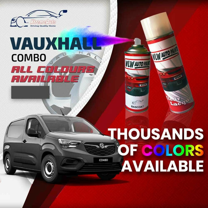 Vauxhall Combo 2018 - Present Premium Stone Chip Aerosol Spray Paint All Colours