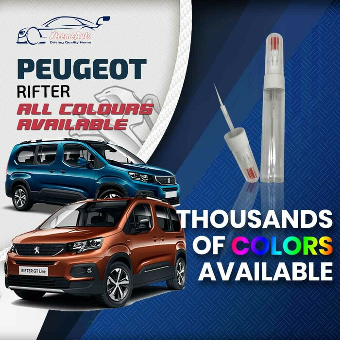 Peugeot Rifter 2018 - Premium Stone Chip Needle Touch up Paint All Colours