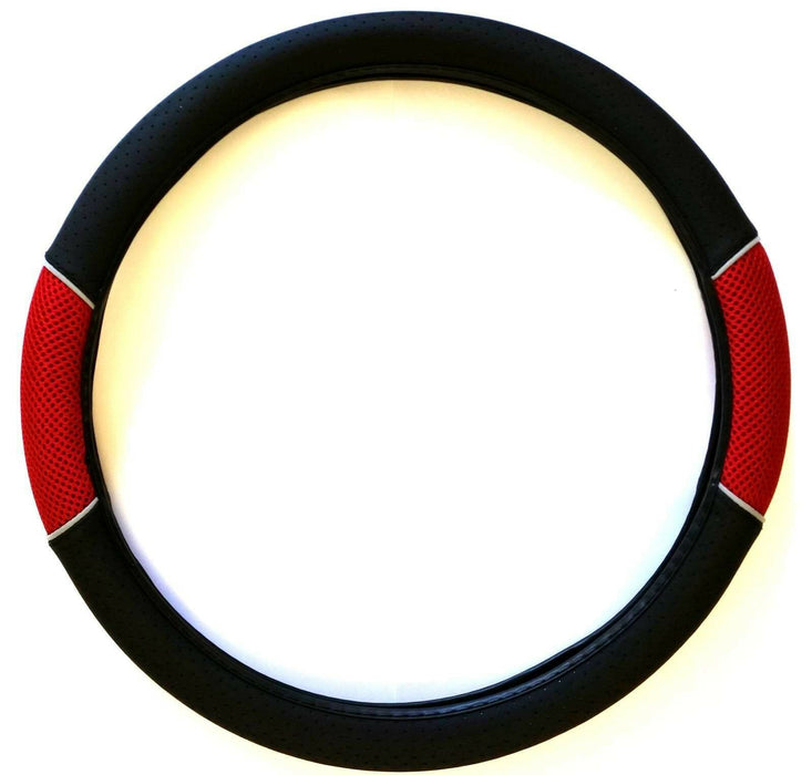 CARNABY RED CAR SPORT SEAT COVERS + MATCHING CARPET MATS & STEERING WHEEL COVER - Xtremeautoaccessories