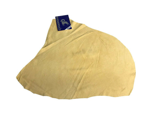 Natural Chamois Leather Car Cleaning Cloth Absorbent Drying Towel 45x50cm Approx - Xtremeautoaccessories