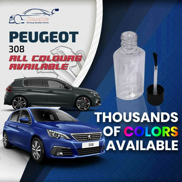 Peugeot 308 2013 - Present Premium Stone Chip Touch up Paint All Colours