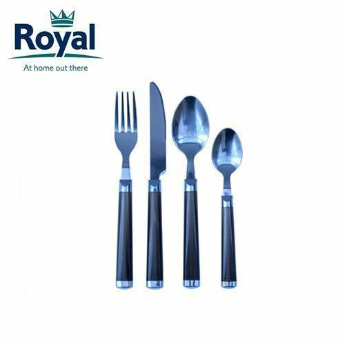 Royal Premium 16 Piece Cutlery Set Camping Caravan Motorhome Stainless Set - Xtremeautoaccessories