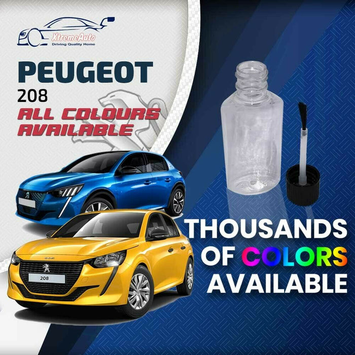 Peugeot 208 2019 - Present Premium Stone Chip Touch up Paint All Colours