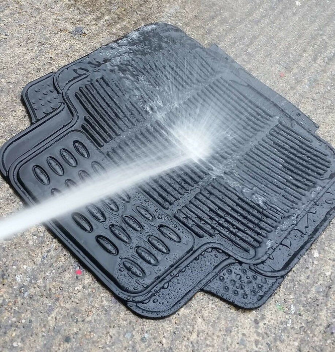 Waterproof BLACK Rubber Car Non-Slip Floor Mats Toyota Corona - Xtremeautoaccessories