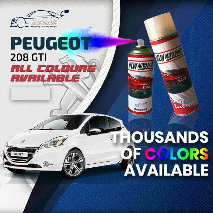 Peugeot 208 GTI 2012 - Premium Stone Chip Aerosol Spray Paint All Colours