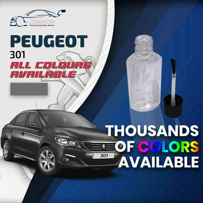 Peugeot 301 2012 - Present Premium Stone Chip Touch up Paint All Colours