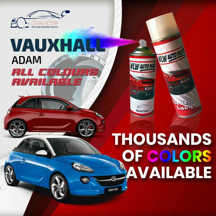 Vauxhall Adam 2013 - 2019 Premium Stone Chip Aerosol Spray Paint All Colours