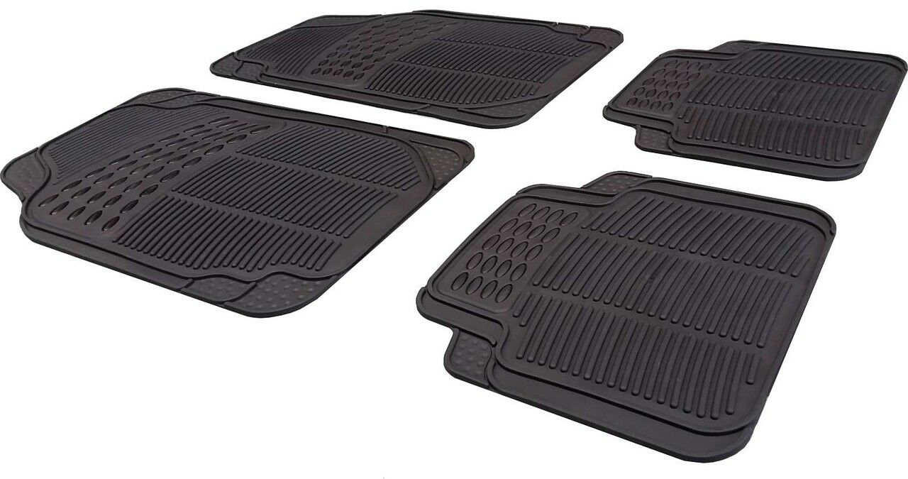 Waterproof BLACK Rubber Car Non-Slip Floor MatsFord Corsair - Xtremeautoaccessories