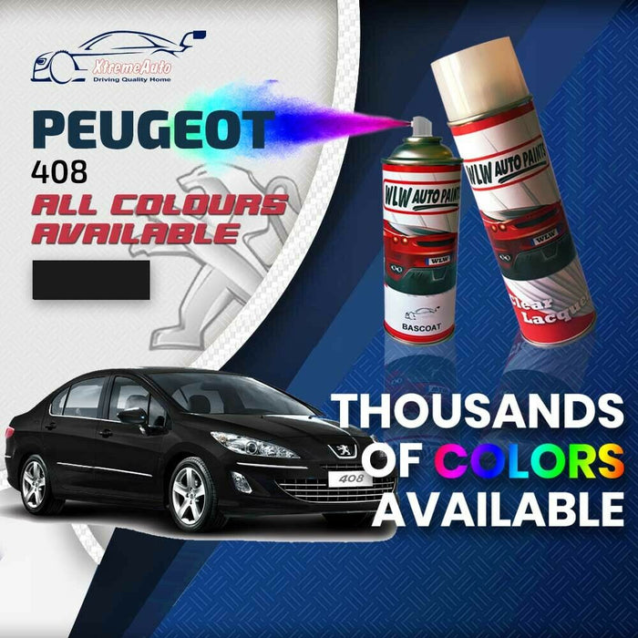 Peugeot 408 2010 - Present Premium Stone Chip Aerosol Spray Paint All Colours