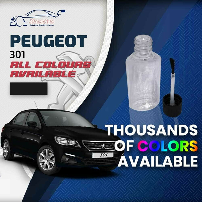 Peugeot 301 2012 - Present Premium Stone Chip Touch up Paint All Colours