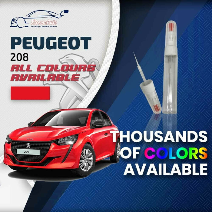 Peugeot 208 2019 - Present Premium Stone Chip Needle Touch up Paint All Colours