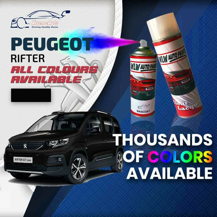 Peugeot Rifter 2018 - Present Premium Stone Chip Aerosol Spray Paint All Colours