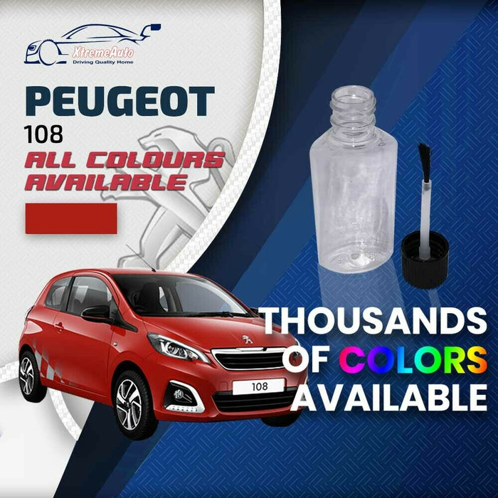 Peugeot 108 2014 - Present Premium Stone Chip Touch up Paint All Colours