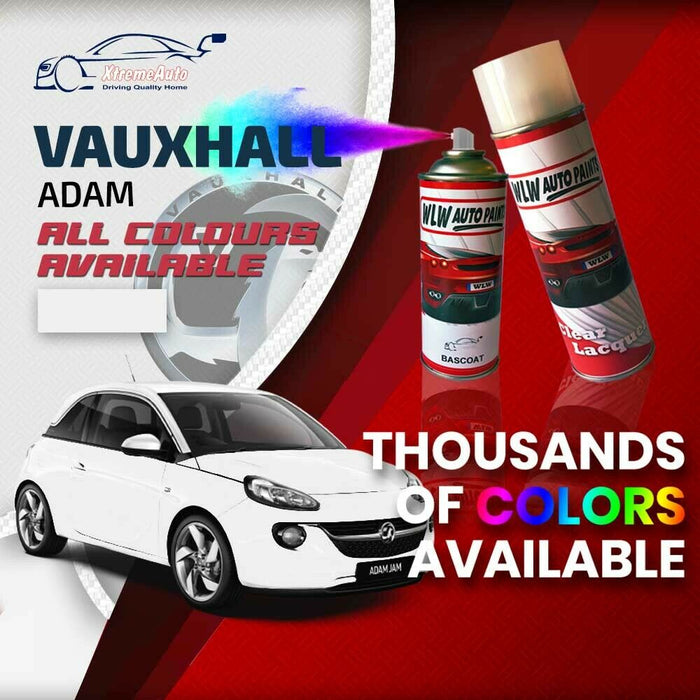 Vauxhall Adam 2013 - 2019 Premium Stone Chip Aerosol Spray Paint All Colours
