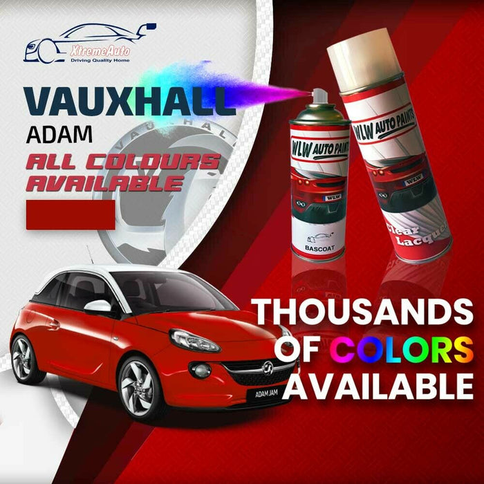 Vauxhall Adam 2013 - 2019 Premium Stone Chip Aerosol Spray Paint All Colours