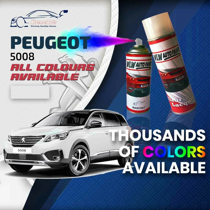 Peugeot 5008 2009 - Present Premium Stone Chip Aerosol Spray Paint All Colours
