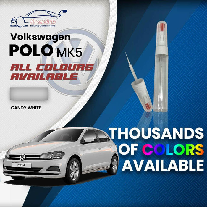 VW Volkswagen Polo MK5 2009 Colours Stone Chip Scratch NEEDLE Touch Up Paint - Xtremeautoaccessories