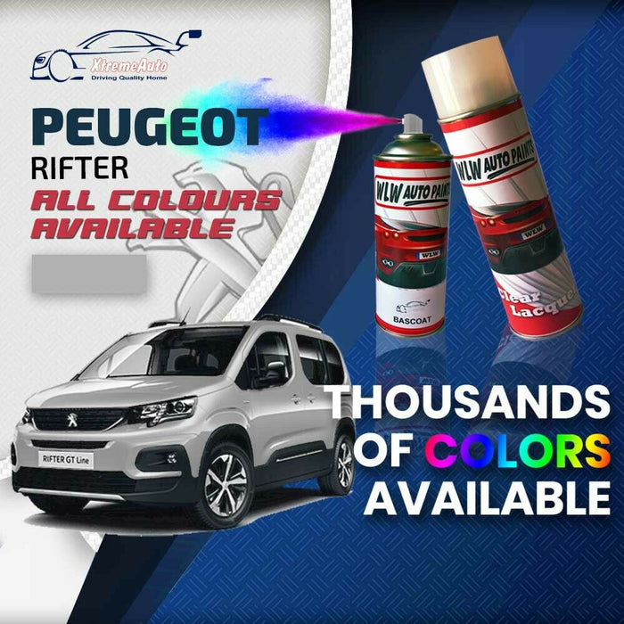 Peugeot Rifter 2018 - Present Premium Stone Chip Aerosol Spray Paint All Colours