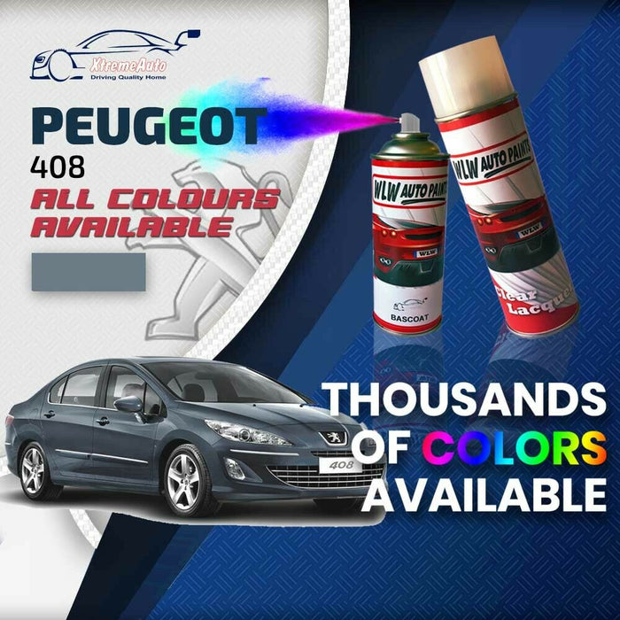 Peugeot 408 2010 - Present Premium Stone Chip Aerosol Spray Paint All Colours