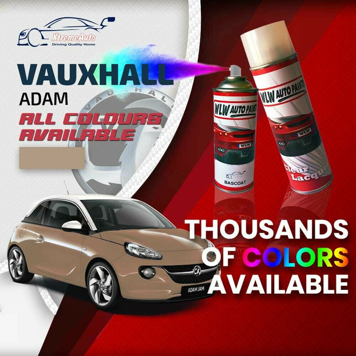 Vauxhall Adam 2013 - 2019 Premium Stone Chip Aerosol Spray Paint All Colours