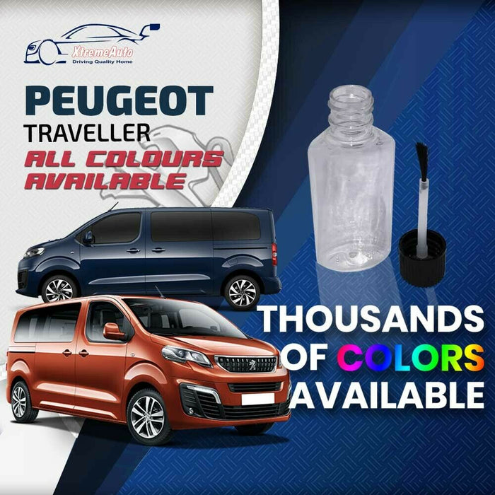 Peugeot Traveller 2016 - Present Premium Stone Chip Touch up Paint All Colours