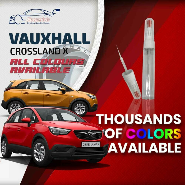 Vauxhall Crossland X 2017 - Premium Stone Chip Needle Touch up Paint All Colour