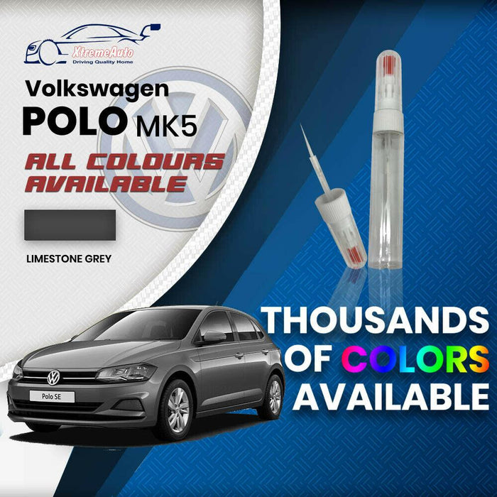 VW Volkswagen Polo MK5 2009  Colours Stone Chip Scratch NEEDLE Touch Up Paint - Xtremeautoaccessories