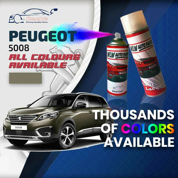 Peugeot 5008 2009 - Present Premium Stone Chip Aerosol Spray Paint All Colours