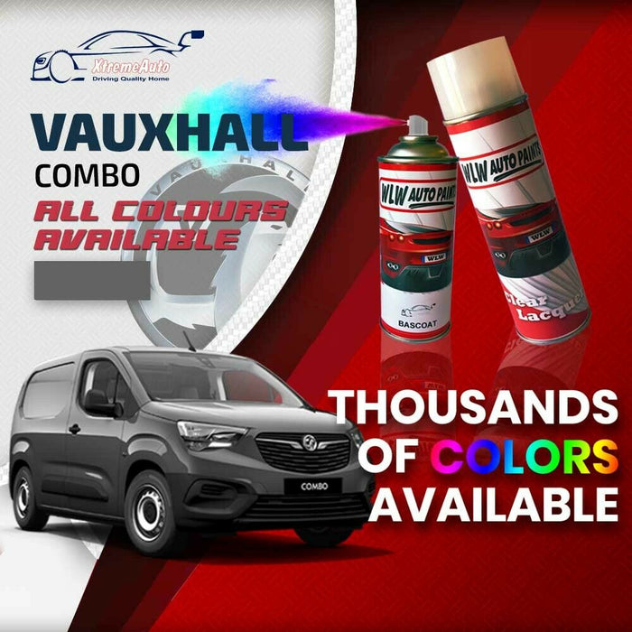 Vauxhall Combo 2018 - Present Premium Stone Chip Aerosol Spray Paint All Colours