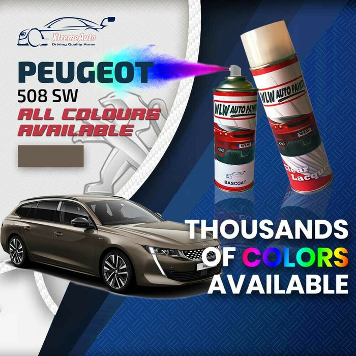 Peugeot 508 SW 2011 - Premium Stone Chip Aerosol Spray Paint All Colours