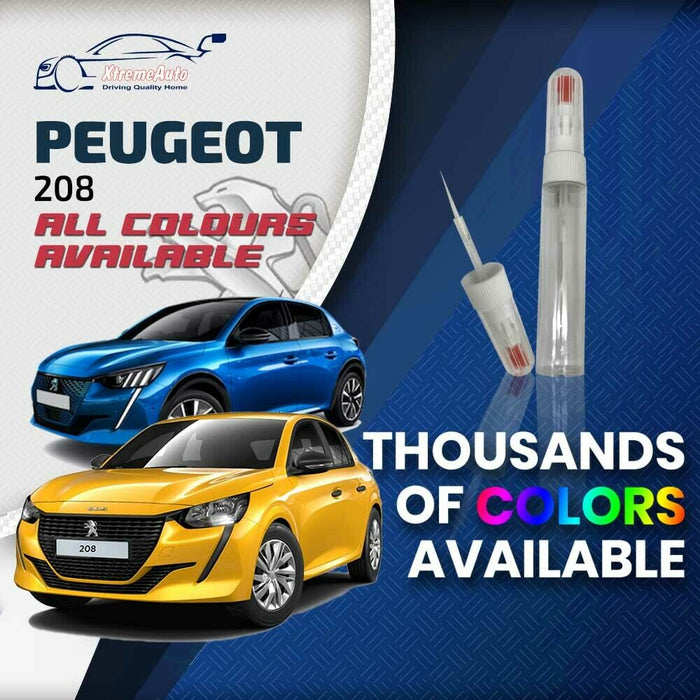 Peugeot 208 2019 - Present Premium Stone Chip Needle Touch up Paint All Colours