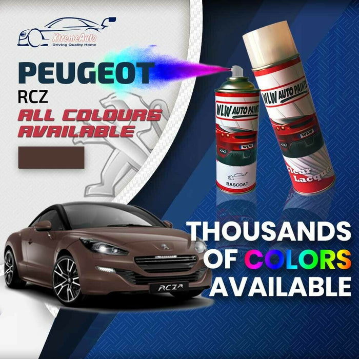 Peugeot RCZ 2009 - 2015 Premium Stone Chip Aerosol Spray Paint All Colours