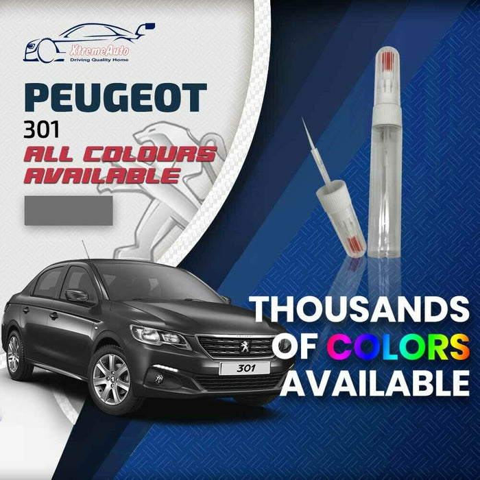 Peugeot 301 2012 - Present Premium Stone Chip Needle Touch up Paint All Colours