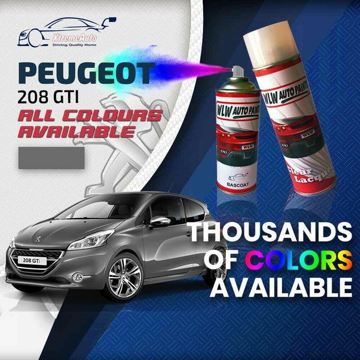 Peugeot 208 GTI 2012 - Premium Stone Chip Aerosol Spray Paint All Colours