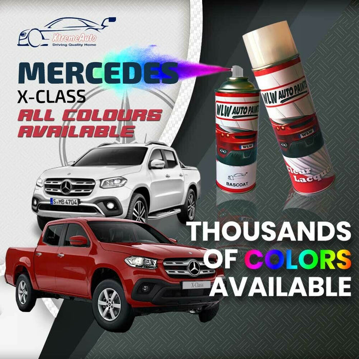 Mercedes X-Class 2017 - 2020 Premium Stone Chip Aerosol Spray Paint All Colours