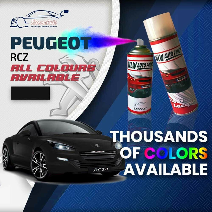 Peugeot RCZ 2009 - 2015 Premium Stone Chip Aerosol Spray Paint All Colours