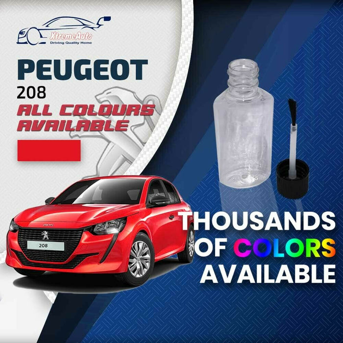 Peugeot 208 2019 - Present Premium Stone Chip Touch up Paint All Colours