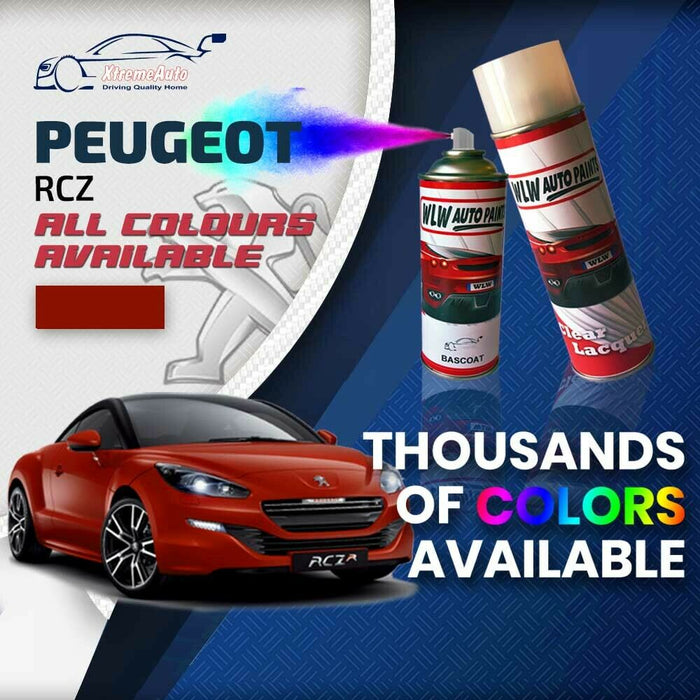 Peugeot RCZ 2009 - 2015 Premium Stone Chip Aerosol Spray Paint All Colours