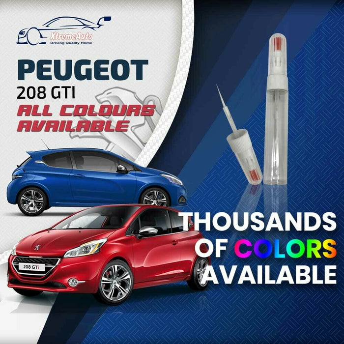 Peugeot 208 GTI 2012 - Premium Stone Chip Needle Touch up Paint All Colours