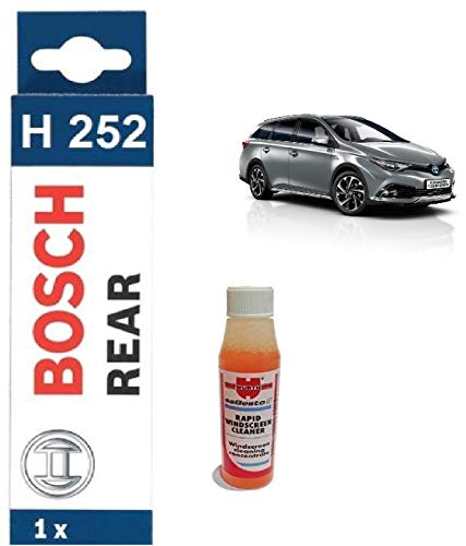 XtremeAuto H252 REAR Bosch Car Window Windscreen Wiper Blades & Screen Wash AURIS TOURING SPORTS 2013 2014 2015 2016 2017 2018 2019