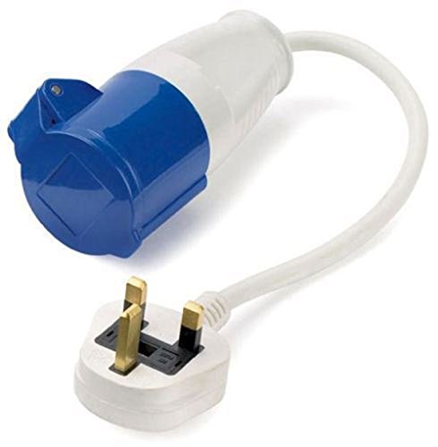 Caravan Hook Up Adapter Original 230v Uk Mains Conversion Domestic Plug Top Connector Lead Camping Three Core Cable Ce Approved Easy To Use Brand New