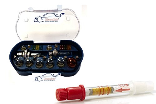 XtremeAuto® Universal 30 Piece Replacement Bulb Travel Kit and Breathalyzer Breath Test Kit